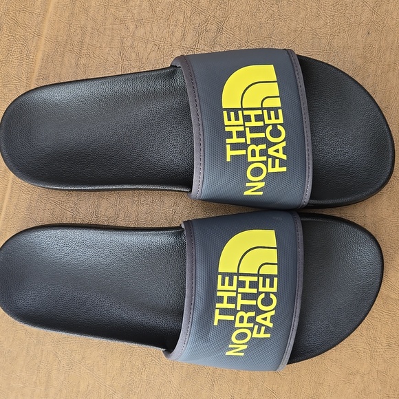 The North Face Other - The North Face Black Slides with Yellow Logo, Men's Size 11